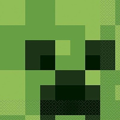Luncheon Napkins - Minecraft - 16pk - 2ply