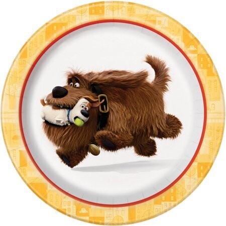 Beverage Paper Plates-Secret Life of Pets-8pk-7&quot;
