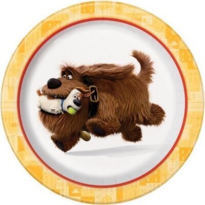 Beverage Paper Plates-Secret Life of Pets-8pk-7&quot;