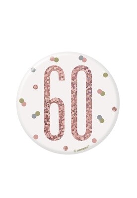 Badge- 60th Birthday