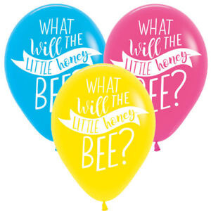 Balloons-Latex-What Will it Bee?-15pcs-12&#39;