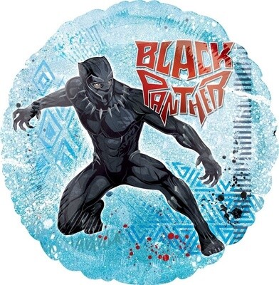 Foil Balloon- Black Panther- 18&quot;