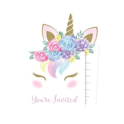 Invitations- Unicorn Baby