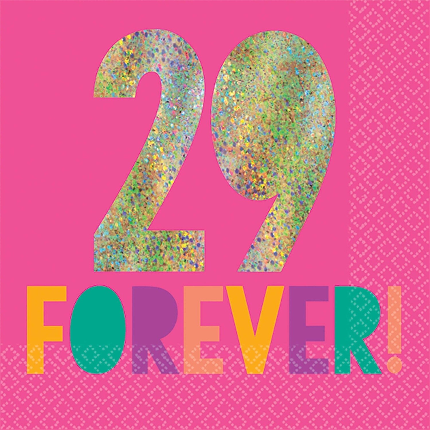 Beverage Napkins- Young &amp; Fabulous- 16pcs