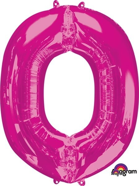 Foil Balloon-#0-Magenta