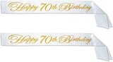 Sash-Happy 70th Birthday-Glittered