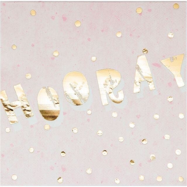Luncheon Napkins-Hooray