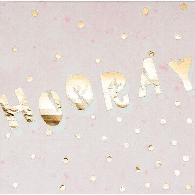 Luncheon Napkins-Hooray