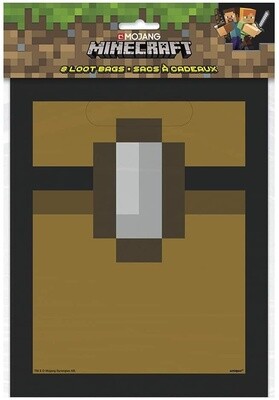 Loot Bags-Minecraft-8pk