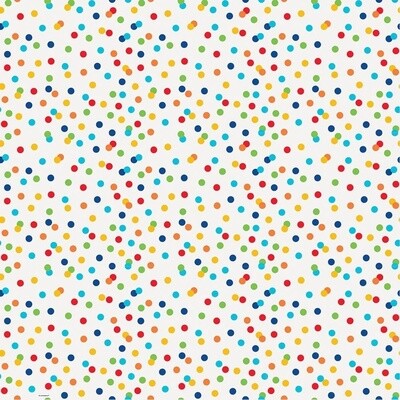 Gift Wrap-Colourful Dots-30&quot; x 5&quot;