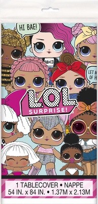 Tablecover-LOL Surprise!-Plastic-54&quot; x 84&quot;