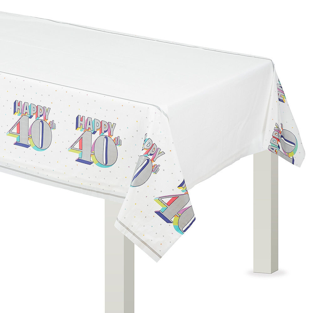 Tablecover-Here&#39;s To 40-54&quot; x 102&quot;
