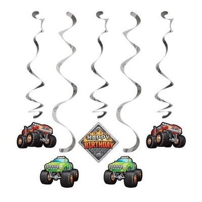 Dizzy Danglers - Monster Truck Rally - 5pk