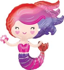 Foil Balloon-Supershape-Lovely Mermaid