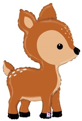 Foil Balloon-Supershape-Woodland Deer