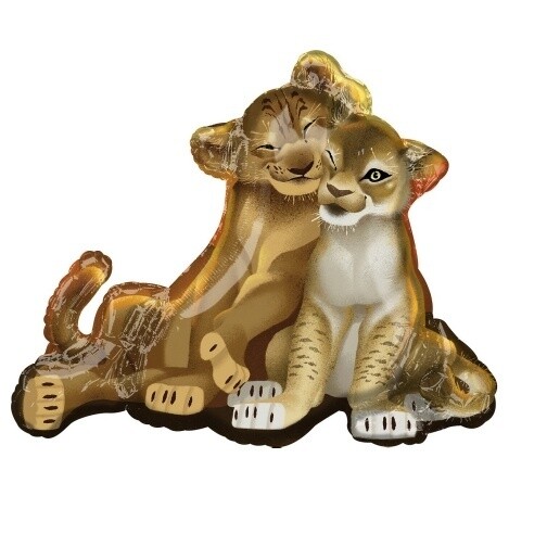 Foil Balloon-Supershape-Lion King-Simba and Nala