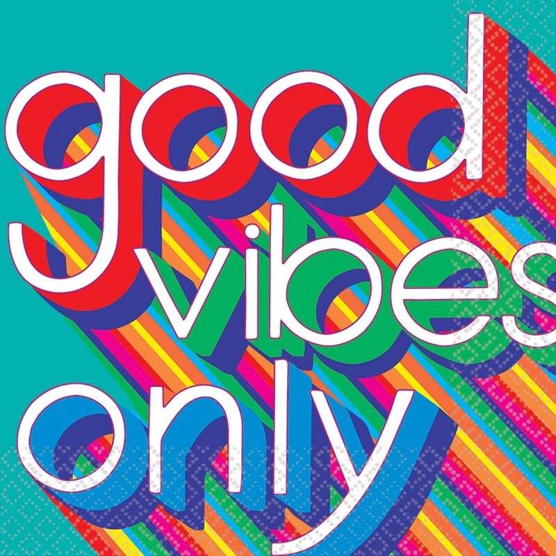 Luncheon Napkins-Good Vibes-16pk-2ply