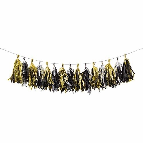 Tissue Garland - Roaring 20&#39;s/8 Ft