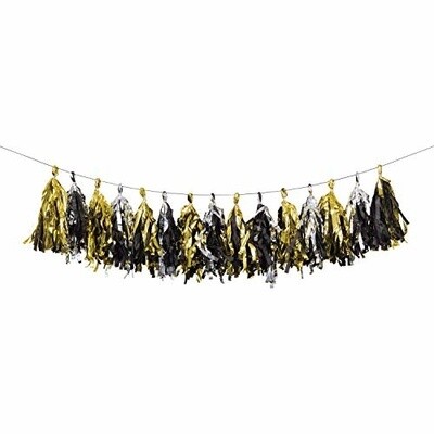 Tissue Garland - Roaring 20&#39;s/8 Ft