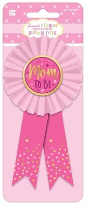 Award Ribbon-Mom to Be-Pink