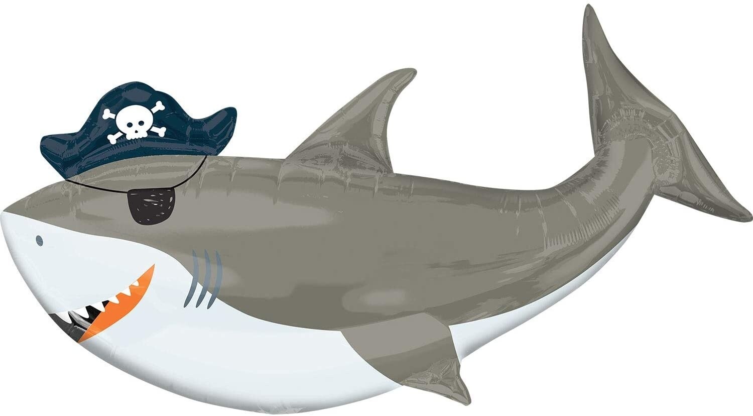 Foil Balloon-Shark Pirate- Supershape-41&quot;