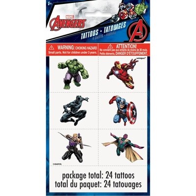Tatoos - Avengers - 24 pcs