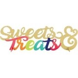 Glitter Table Decoration-Sweet Treats-1pc