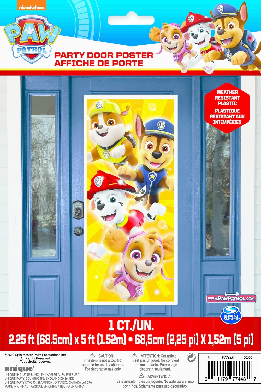 Door Poster - Paw Patrol