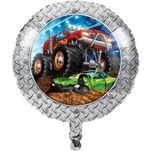 Foil Balloon-Monster Truck Rally-18&quot;