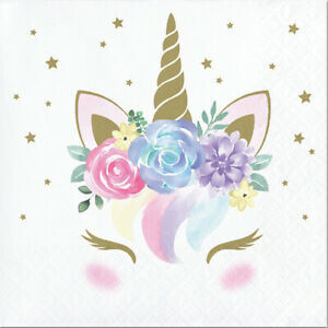 Beverage Napkins- Unicorn