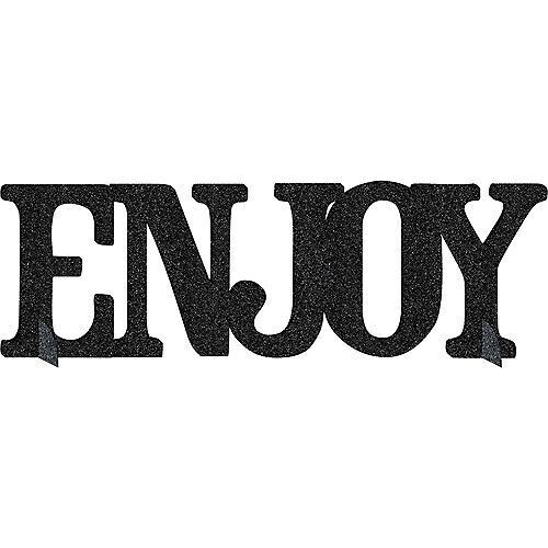 Table Decoration- Glitter-Eat and Enjoy-1pc