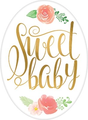 Cutouts-Floral Baby-12pcs