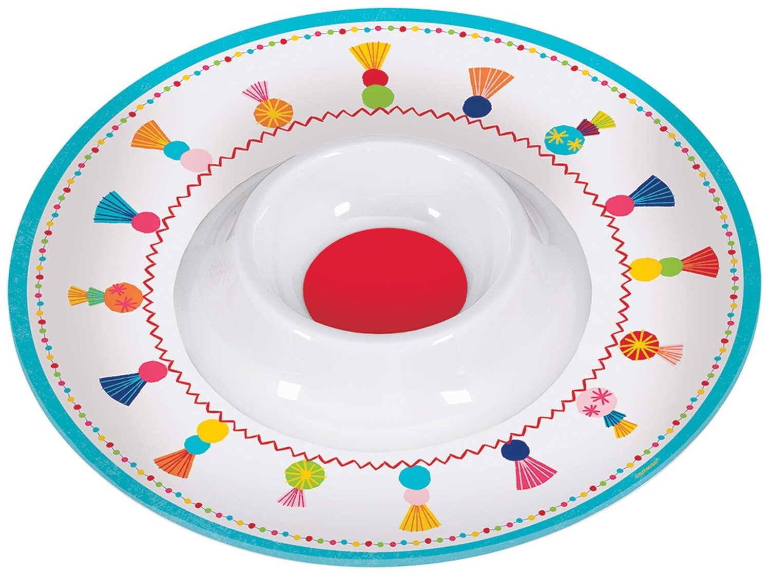 Chip and Dip Tray-Fiesta Time