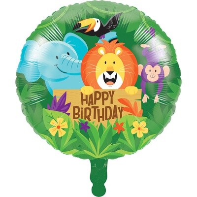 Foil Balloon-Jungle Safari-18&quot;