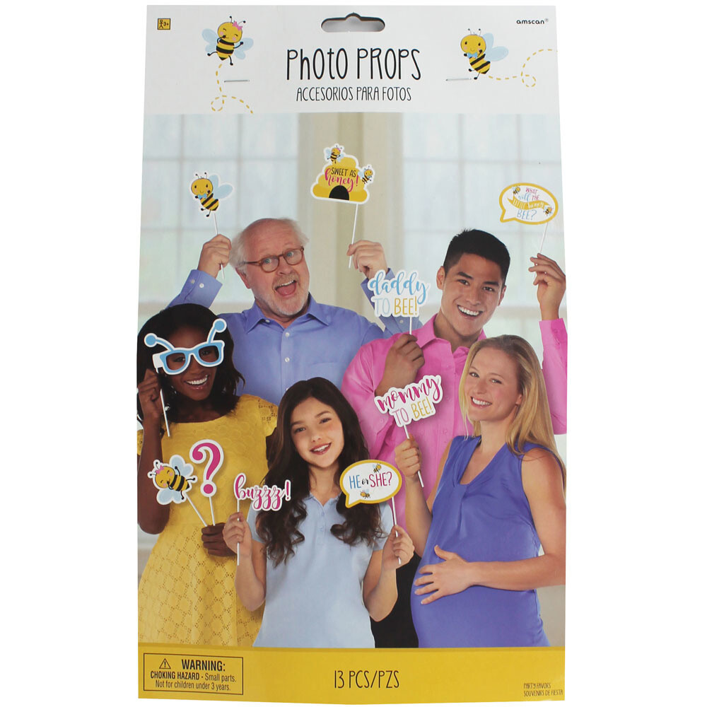 Photo Booth Props-What Will it Bee?-13pk