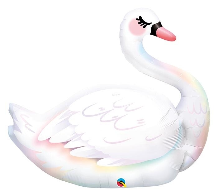 Foil Balloon-Supershape-Graceful Swan
