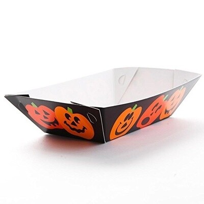 Halloween-Paper food tray- 6ct