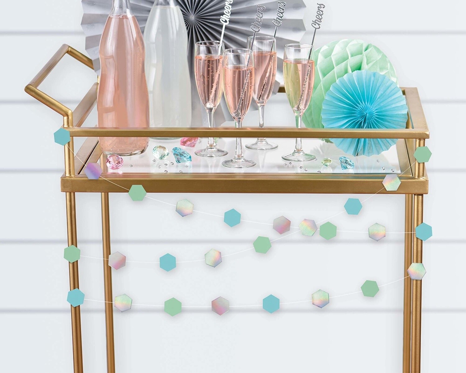 Mini Garlands-Shimmering Party-6pcs-7ft