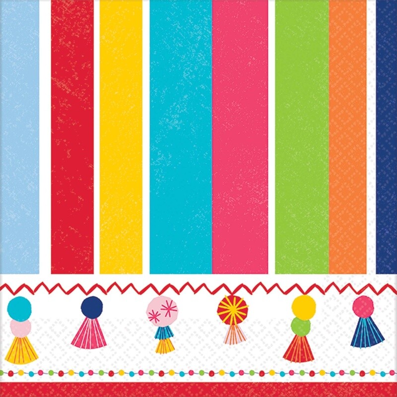 Bverage Napkins-Fiesta Time-16-2ply