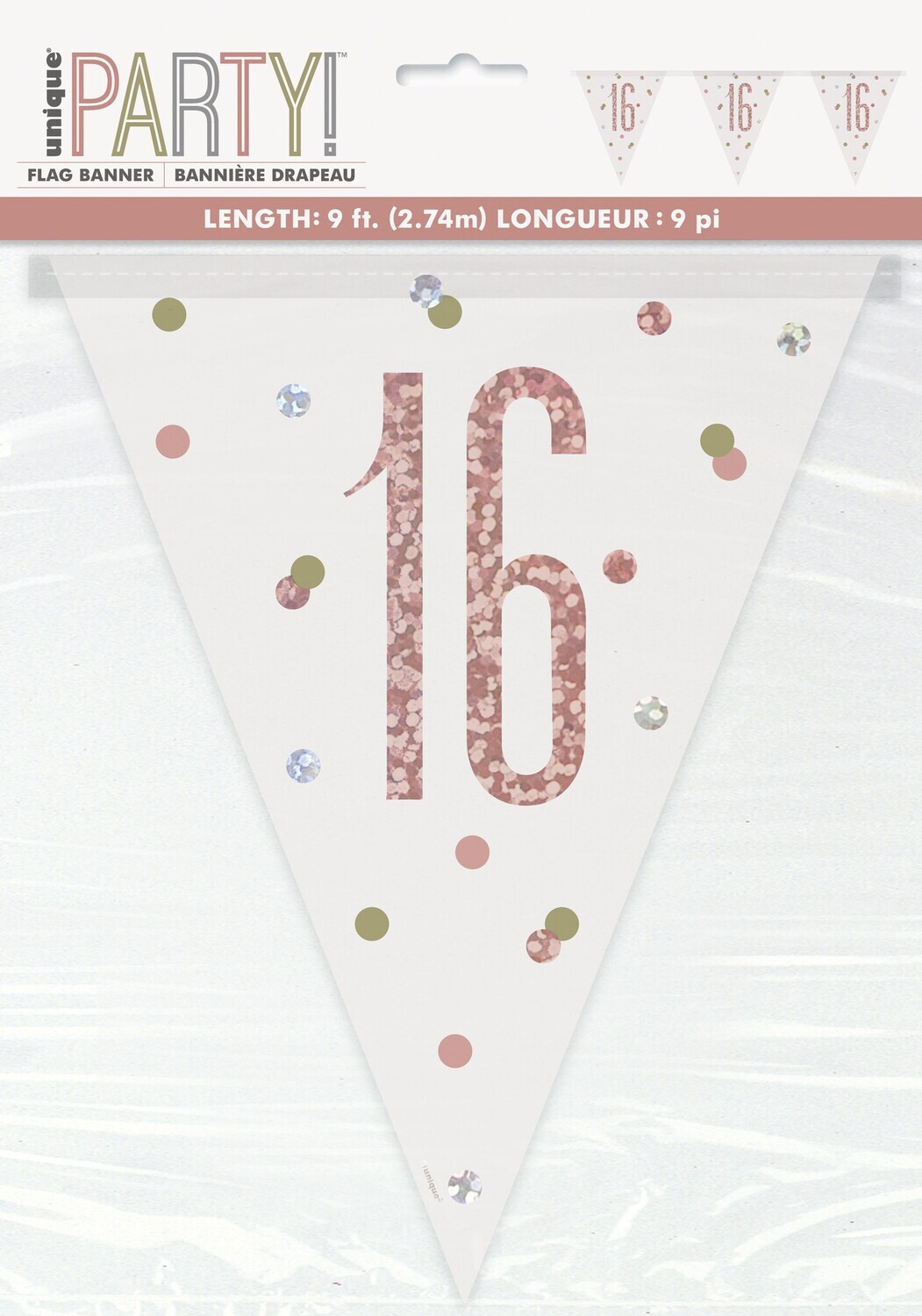 Pennant Banner-16th Birthday