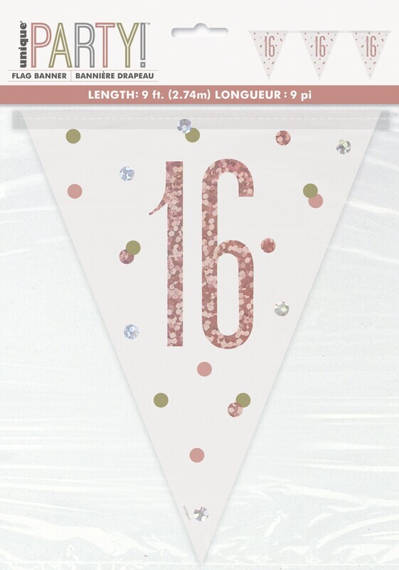 Pennant Banner-16th Birthday