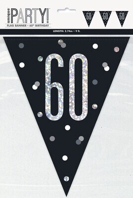 Pennant Banner-60th Birthday