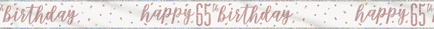 Banner- 65th Birthday