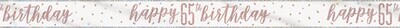 Banner- 65th Birthday