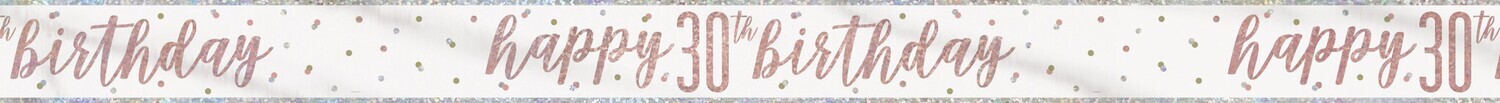 Banner - 30th Birthday