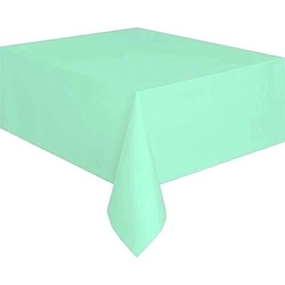 Tablecover-Cool Mint-Recatangular-Plastic-54&quot; x 108&quot;