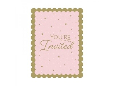 Invitations-Stylish Swan Birthday