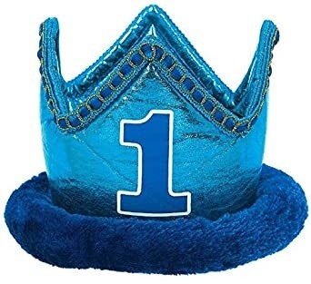 Crown - 1st Birthday Deluxe Blue
