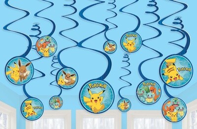 Swirl Decorations-Pokemon Classic