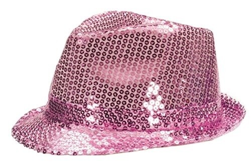 Hat-Sequin Hats-Hot Pink